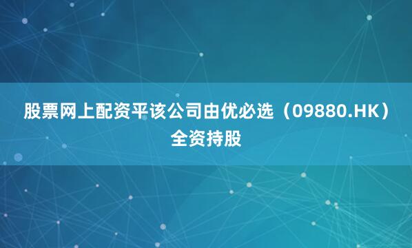 股票网上配资平该公司由优必选（09880.HK）全资持股