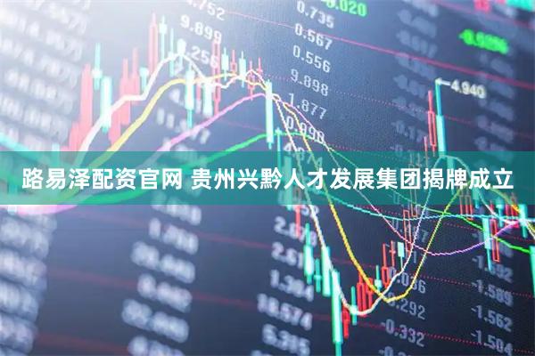路易泽配资官网 贵州兴黔人才发展集团揭牌成立